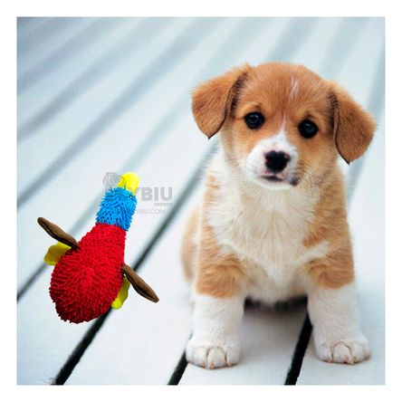 Juguete de Peluche de Pato de Tela Marron con Rosado Juguete de Peluche de Pato de Tela Marron con Rosado