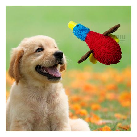 Juguete Llamativo de Pato Marron y Rosado Y+Stickers