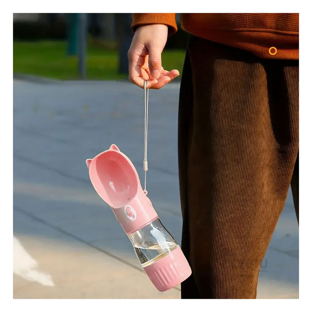 Botella Hidratante de Gatos Color Rosado Y+Post-it adhesivos Botella Hidratante de Gatos Color Rosado Y+Post-it adhesivos