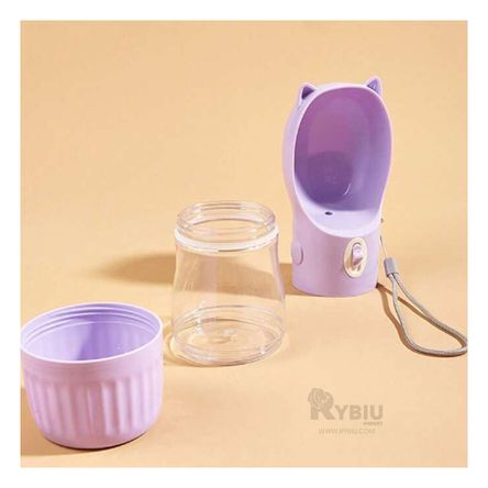 Botella Hidratante de Gatos Color Lila Y+Post-it adhesivos Botella Hidratante de Gatos Color Lila Y+Post-it adhesivos