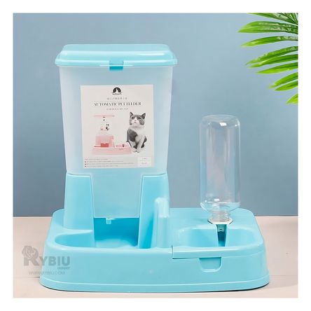 Dispensador de Alimento Automatico Celeste Y+Regalo Stickers