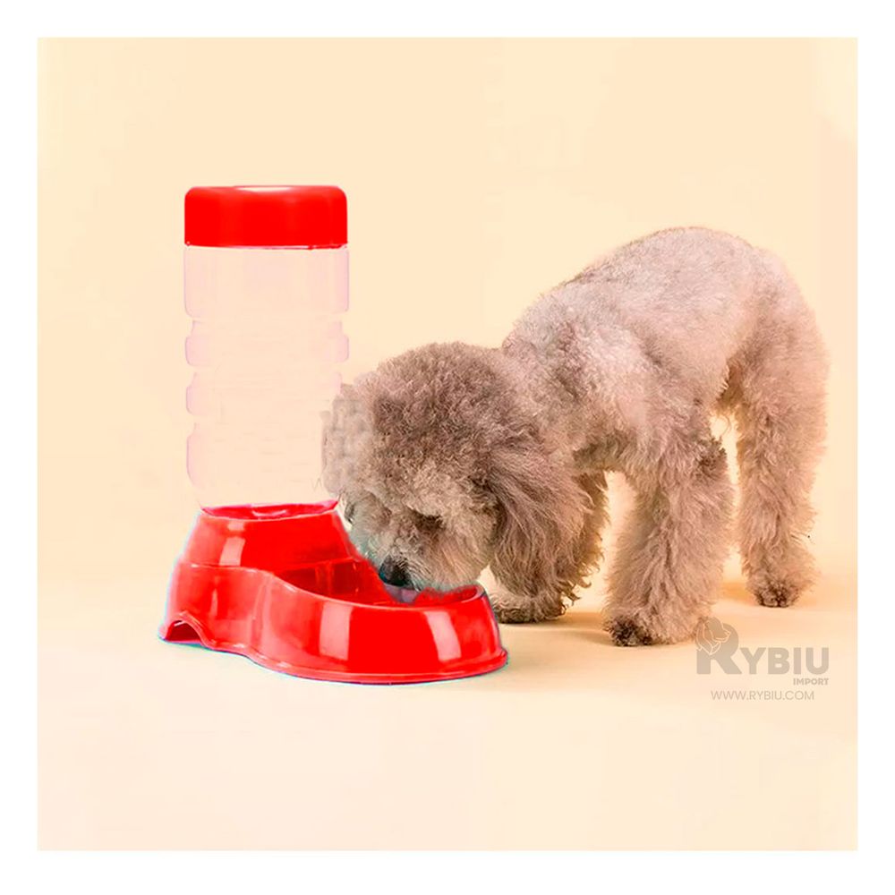Dispensador Innovador Funcional para Mascotas de Color Rojo Dispensador Innovador Funcional para Mascotas de Color Rojo