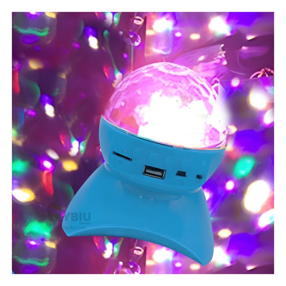 Proyector Portatil y Brillante Tono Celeste Y+Stickers Proyector Portatil y Brillante Tono Celeste Y+Stickers