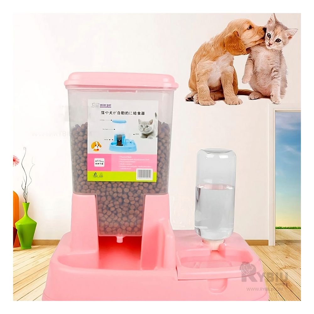 Dispensador de Raciones Automatico de Color Rosado Dispensador de Raciones Automatico de Color Rosado