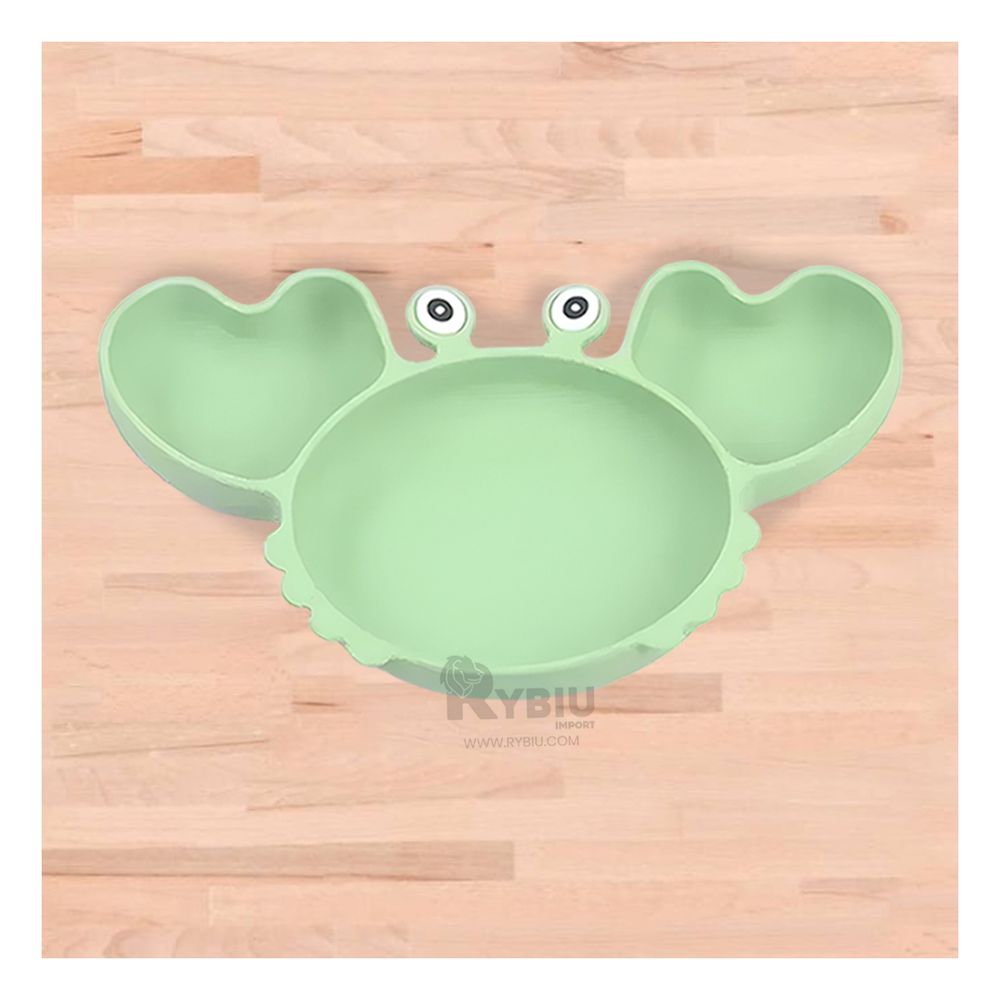 Plato Antideslizante para Niño en Verde Y+Agendita Plato Antideslizante para Niño en Verde Y+Agendita