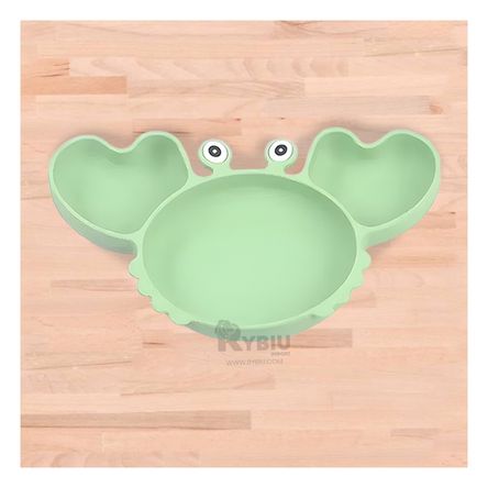 Plato Antideslizante para Niño en Verde Y+Agendita Plato Antideslizante para Niño en Verde Y+Agendita