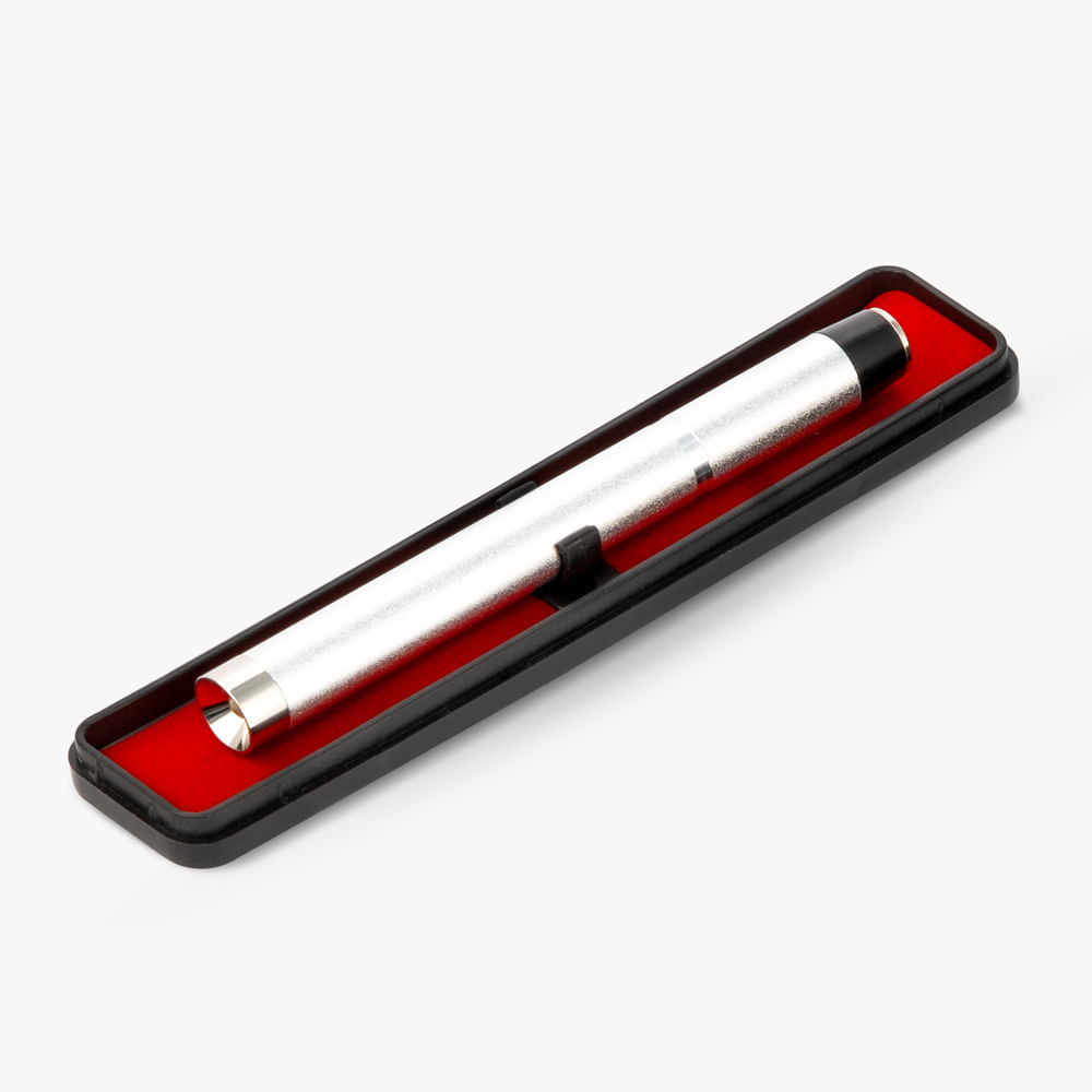 Linterna de Diagnóstico Diseño Lapicero con Estuche Silver