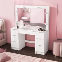 Tocador Moderno Saki Blanco R&R MUEBLES