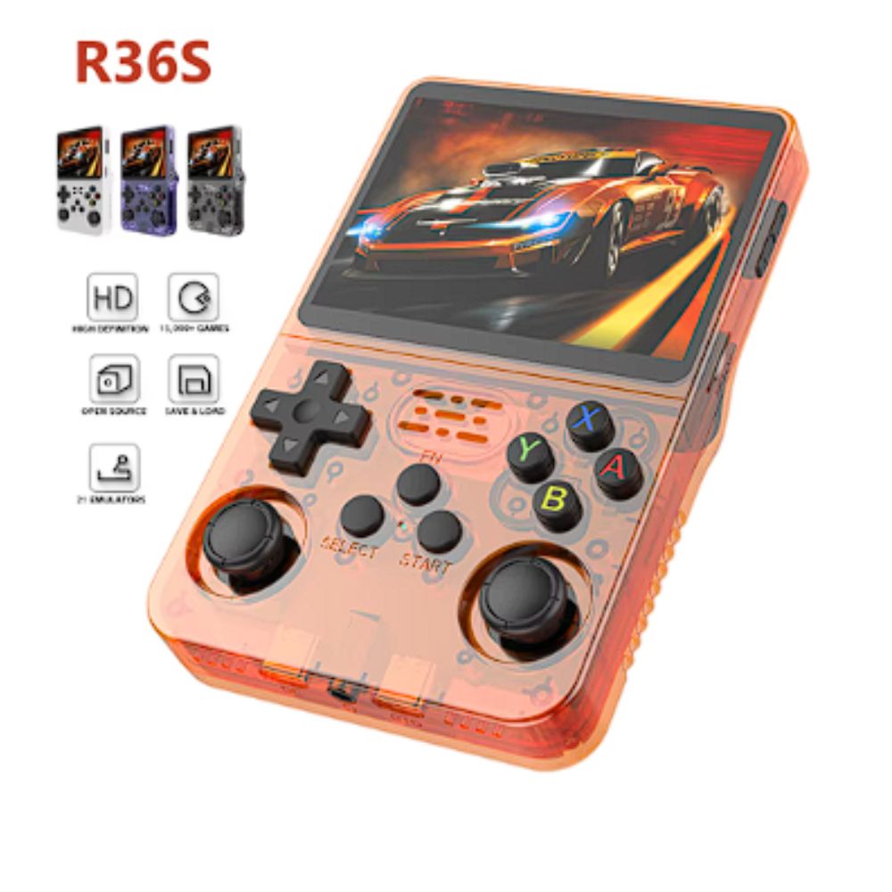 WSRRDRECVHi Bolsa Rígida Para Consola Retro R36S/R35S – Funda EVA Con Malla, Protectora Y Portátil