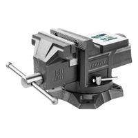 Tornillo de Banco 6"" Giratorio Industrial Total THT6166