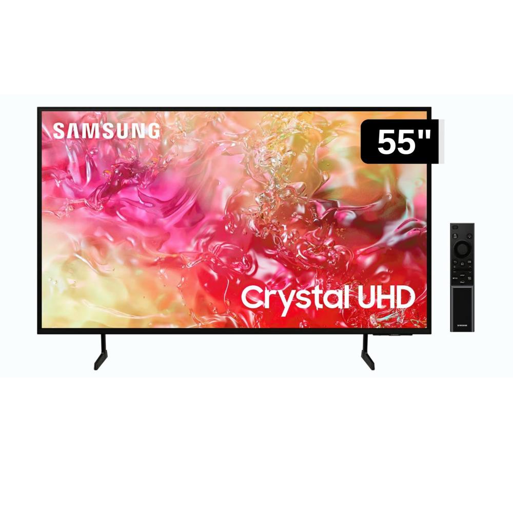 Televisor Samsung LED 55'' Crystal UHD 4K 55DU7000 Tizen OS Smart TV