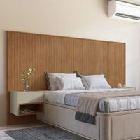 Cabecera con Velador Cervel Marrón R&R MUEBLES