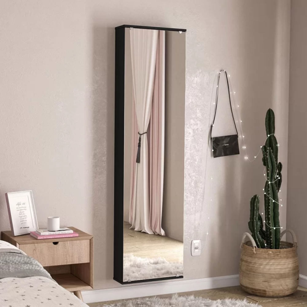 Tocador Moderno Makoto Negro R&R MUEBLES