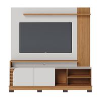 Centro de Entretenimiento Panel Pazart Muebles Tenerife Off White