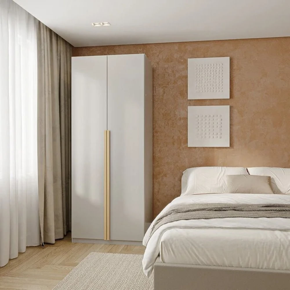 Ropero Moderno Elfaria 200cm Gris R&R MUEBLES