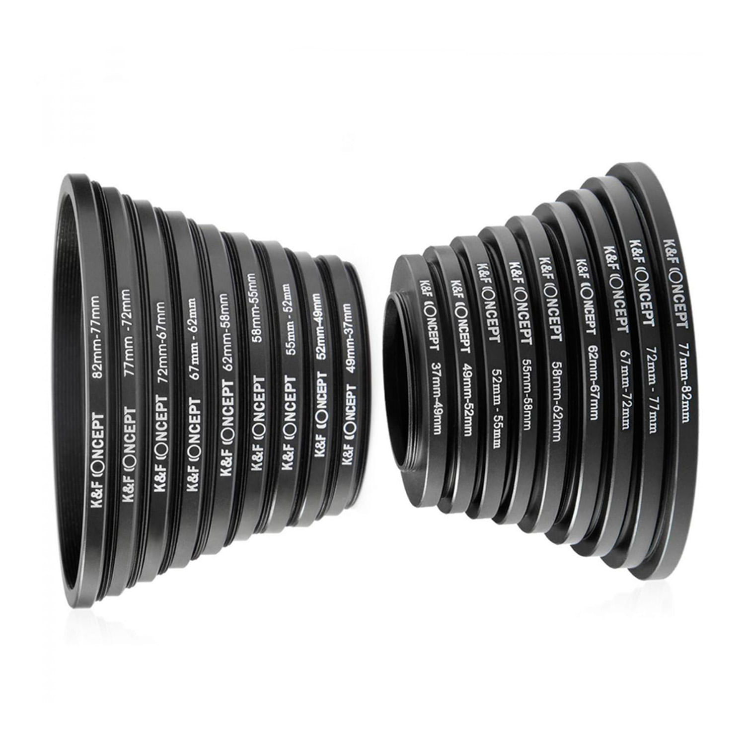 Anillos adaptadores de aumento y reducción 18 En 1 K&F Concept