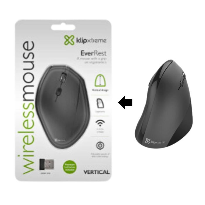 Lekvey Ratón Ergonómico, Ratón Inalámbrico Vertical Recargable 2.4 GHz óptico Para Túnel Carpiano: 800/1200/1600 DPI, 6 Botones, Para Portátil, PC, Mac, Ordenador, Escritorio, Portátil, Etc, De Rosa A