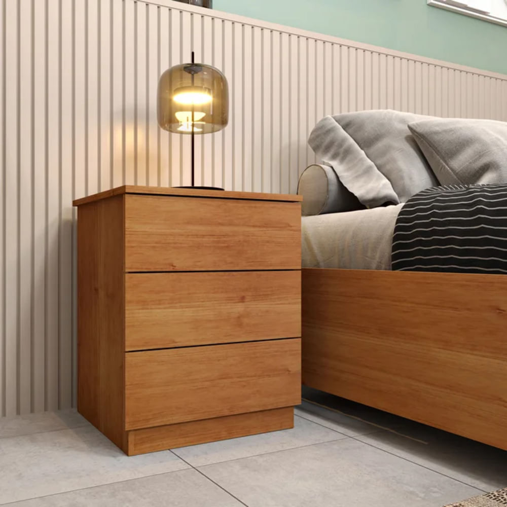 Velador Moderno Mika Marrón R&R MUEBLES