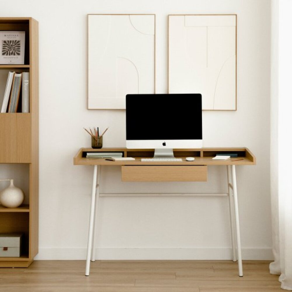 Escritorio Moderno Kadowaki Marrón R&R MUEBLES