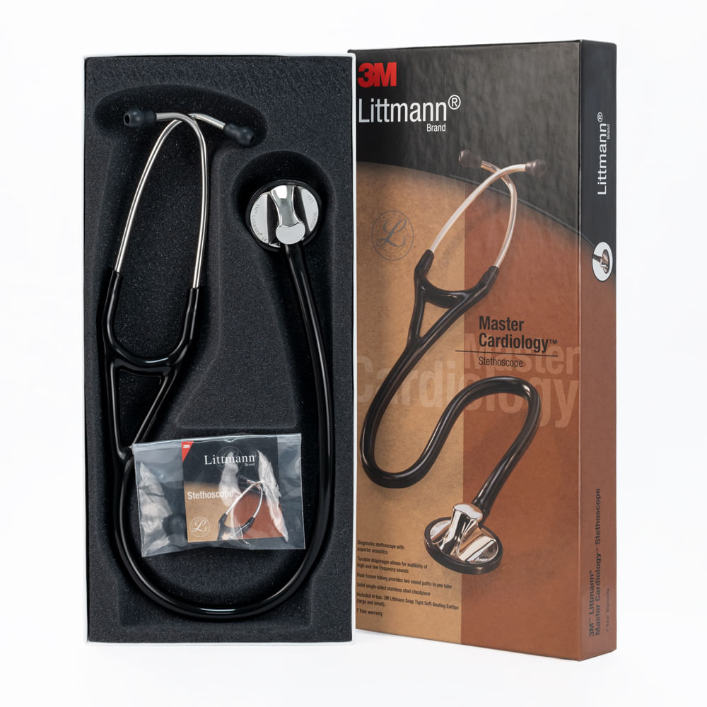 Estetoscopio Littmann® Master Cardiology™ Negro Código 2160