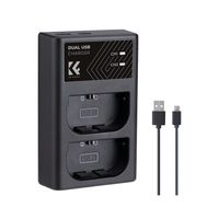 Cargador doble K&F Concept para baterías Sony FW50