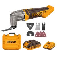 Herramienta Multifunción Ingco 20V + Accesorios + Batería 2.0AH + Cargador CMLI20228
