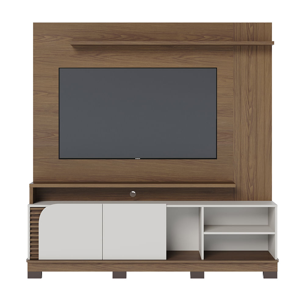 Centro de Entretenimiento Panel Pazart Muebles Tenerife Almendra