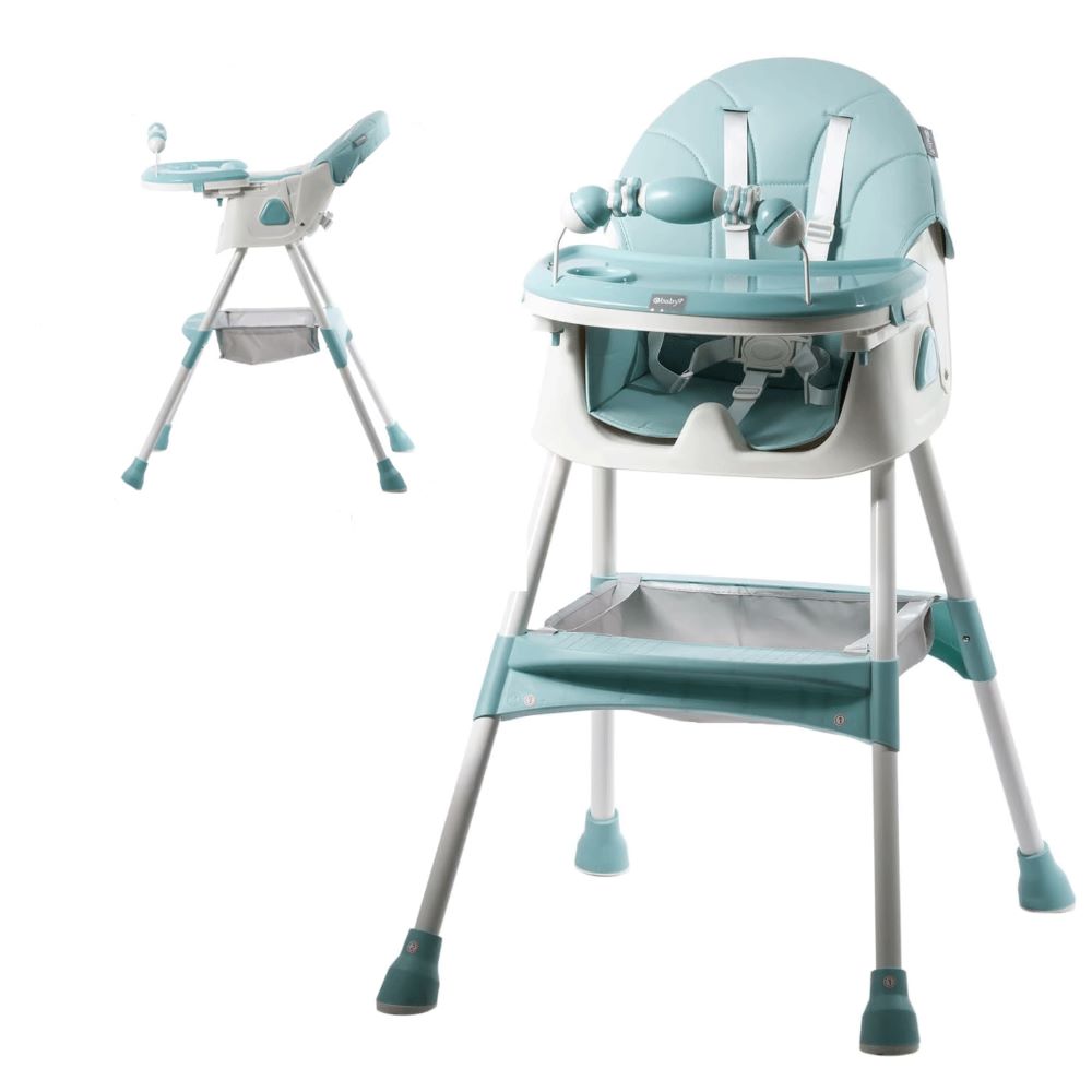 Silla de Comer Ebaby Asiento Reclinable DALI Verde