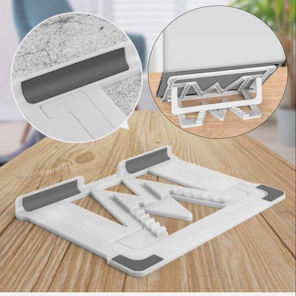 Base Regulable Krearack BCSAD Para Computadora Portatil Tablet Blanco ...