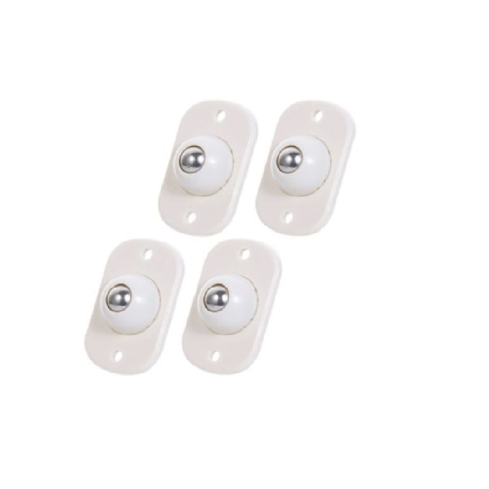Mini Ruedas giratorias adhesivas 4pcs