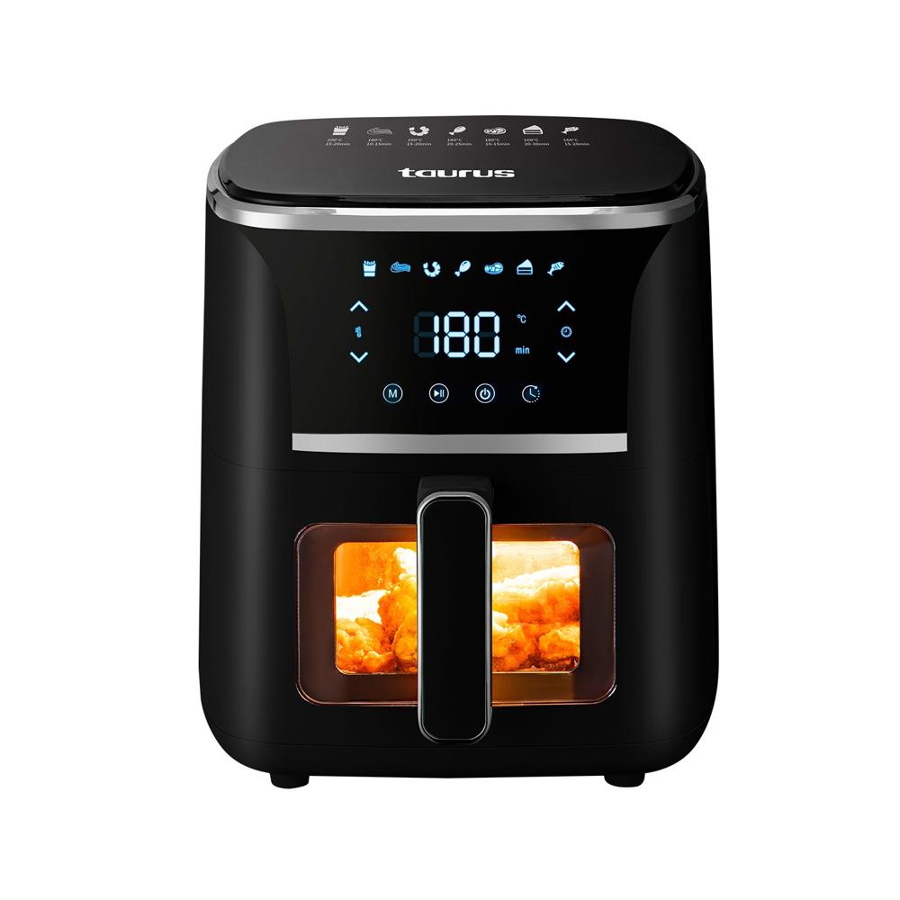 Freidora de Aire Digital de 5 Litros Taurus Silver Fryer 1400W