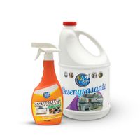 Pack Desengrasante Cocina Espumoso Sol Clean 4 Lt, Desengrasante Cocina Espumoso Sol Clean 0.5 Lt