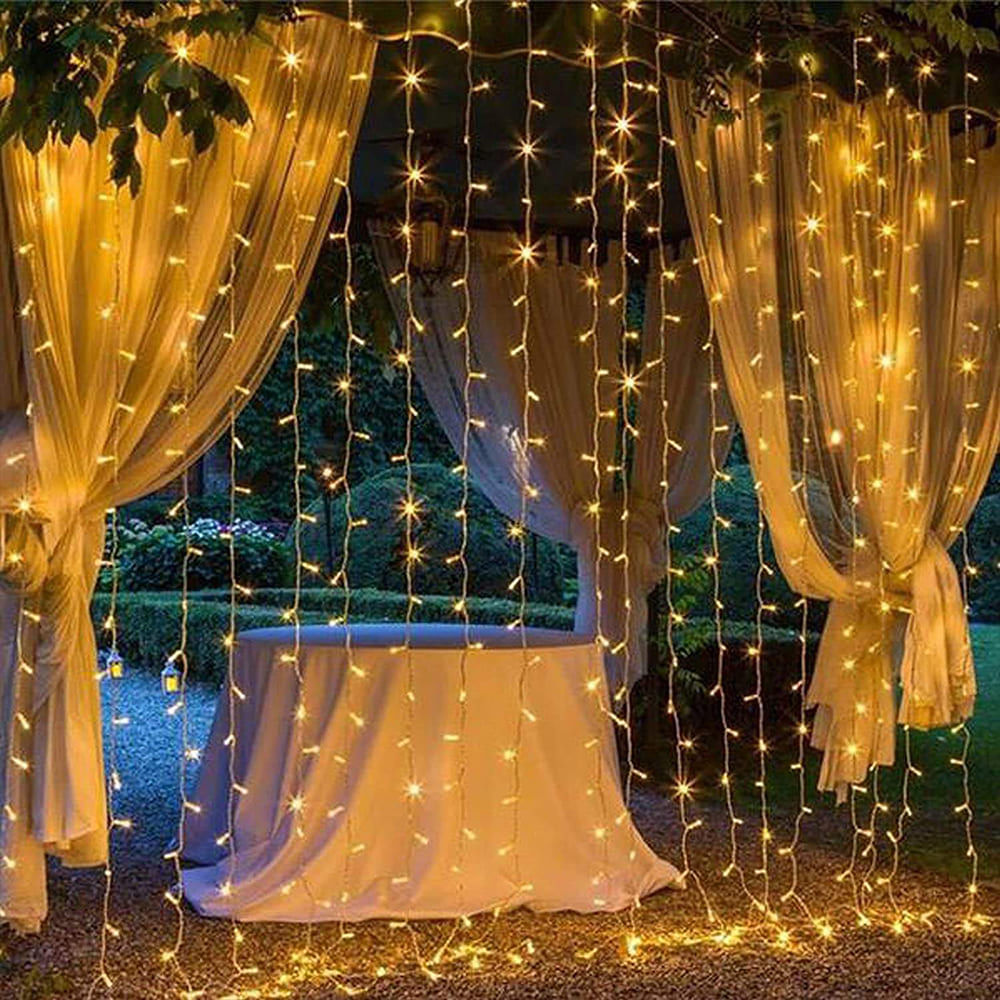 Cortina de Luces Led Navideñas 3 X 2