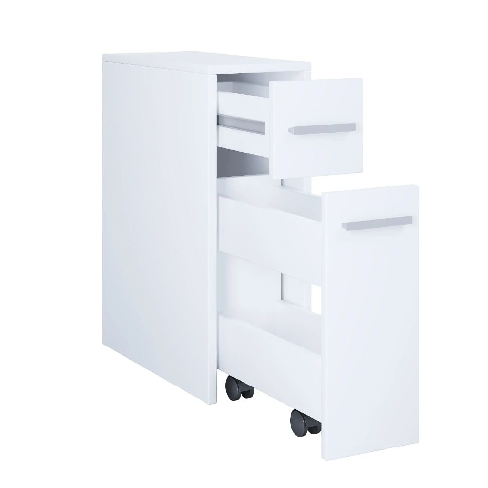 Mueble Auxiliar Baño Moderno Georgia Ruedas R&R | Promart.pe - Promart