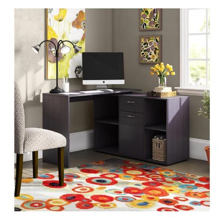 Escritorio Extendible TU MESITA Liam color Negro 1 cajón 1 puerta Escritorio Extendible TU MESITA Liam color Negro 1 cajón 1 puerta