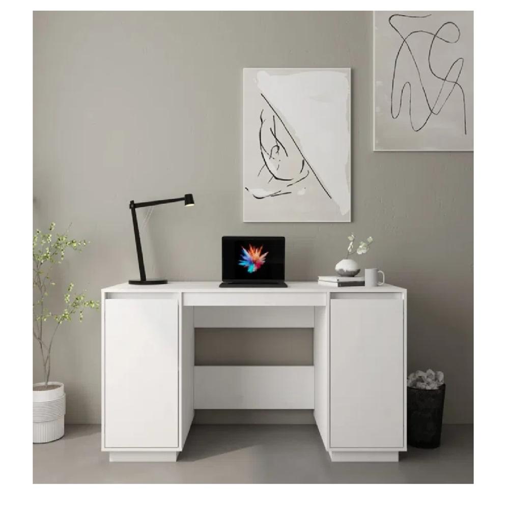Escritorio Práctico TU MESITA Prince color Blanco 2 puertas Escritorio Práctico TU MESITA Prince color Blanco 2 puertas
