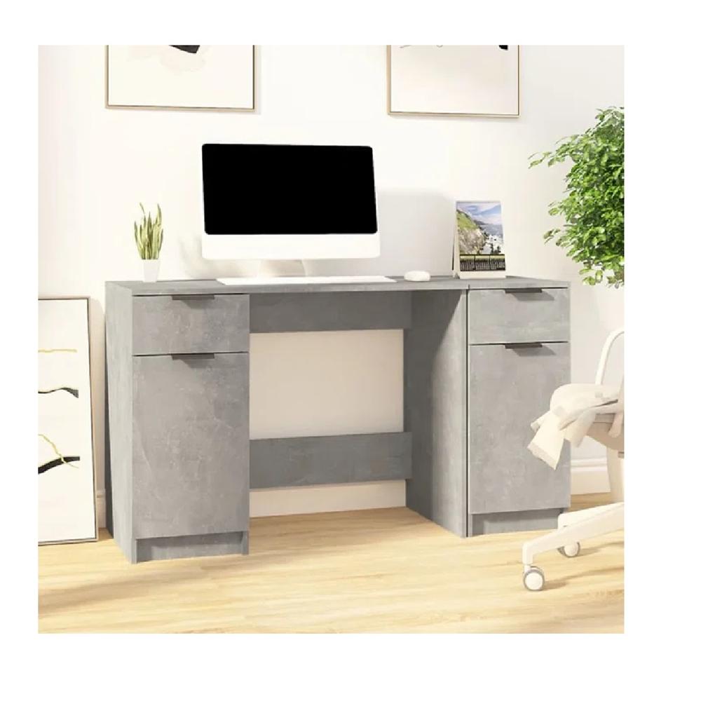 Escritorio Clásico TU MESITA Margot color Gris 2 cajones 2 puertas Escritorio Clásico TU MESITA Margot color Gris 2 cajones 2 puertas