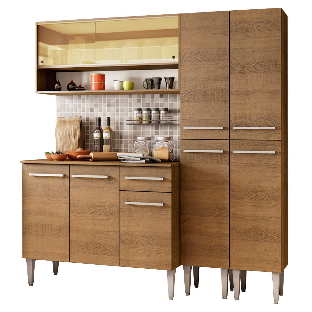 Mueble de Cocina Integral Emilly Winter 169 cm Marrón 08
