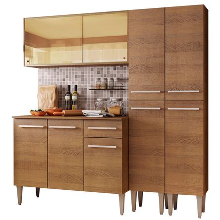 Mueble de Cocina Integral Emilly Voice 169 cm Marrón 06