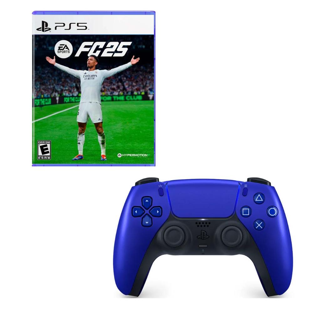 EA Sports FC 25 + Mando DualSense Azul Cobalto PlayStation 5