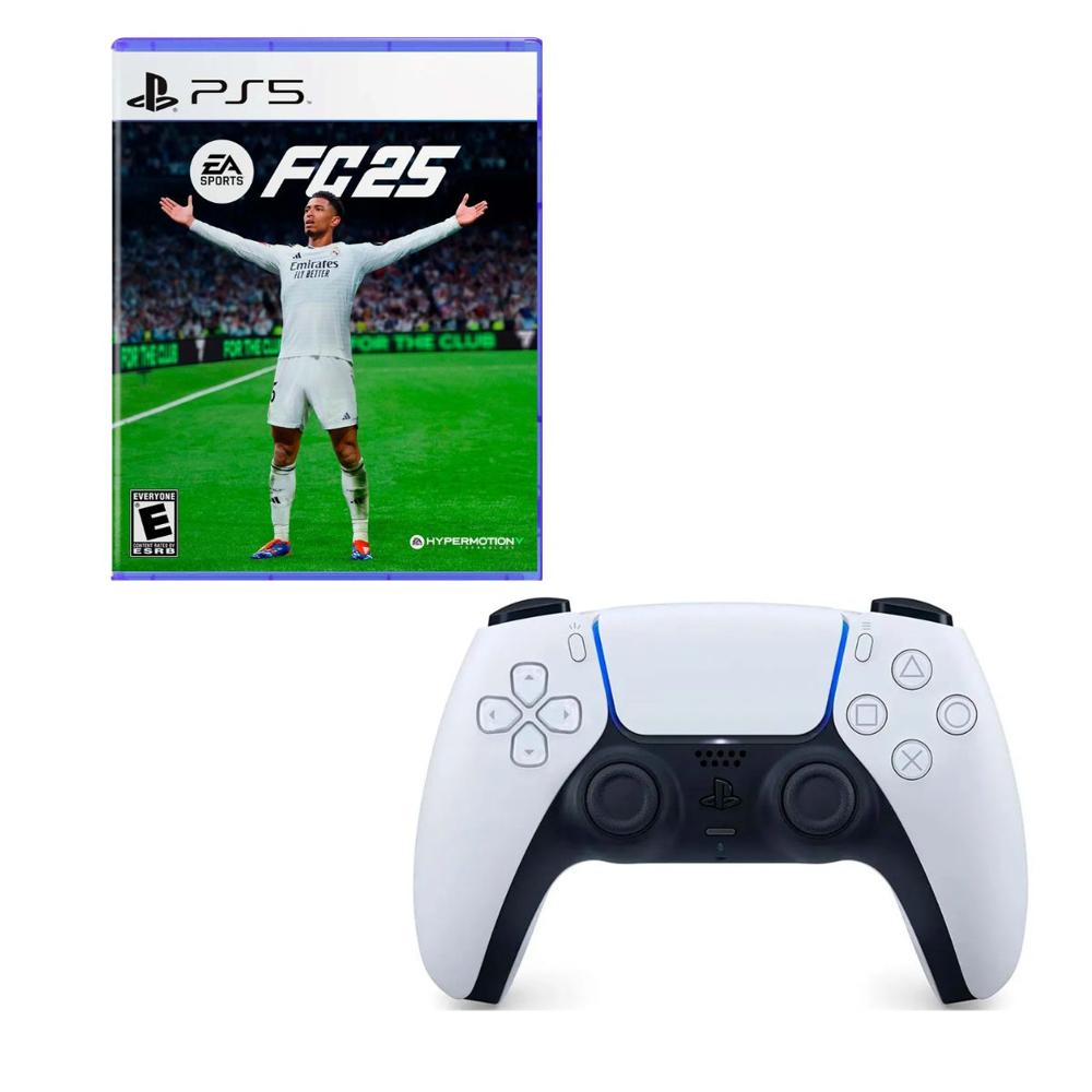 EA Sports FC 25 + Mando DualSense Blanco PlayStation 5