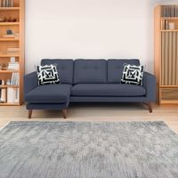 Seccional Smart Select Izquierdo Gris Oscuro