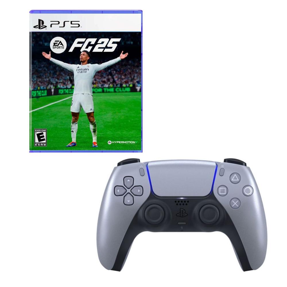 EA Sports FC 25 + Mando DualSense Plateado PlayStation 5