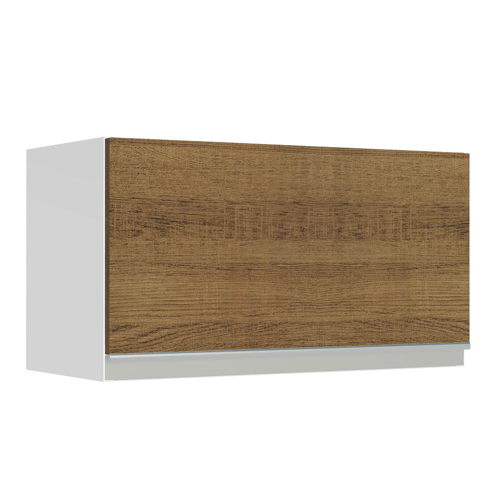 Alacena de Cocina 1 Puerta Abatible Glamy 60 cm Blanco/Marrón Alacena de Cocina 1 Puerta Abatible Glamy 60 cm Blanco/Marrón