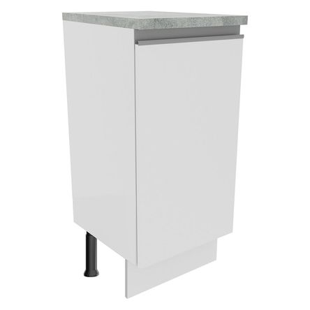 Mueble de Cocina 1 Puerta Glamy 35 cm Blanco Mueble de Cocina 1 Puerta Glamy 35 cm Blanco