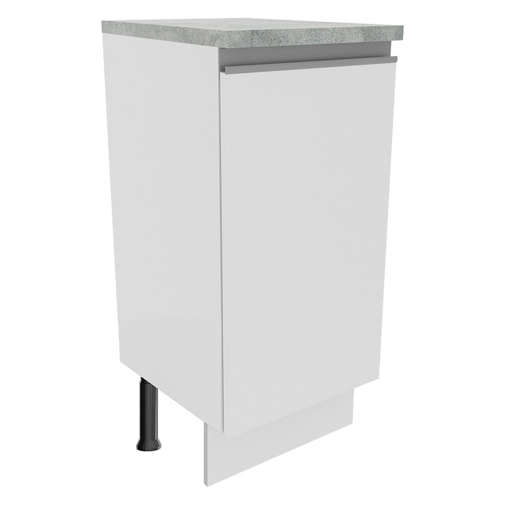 Mueble de Cocina 1 Puerta Glamy 35 cm Blanco