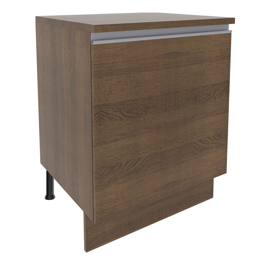 Mueble de Cocina 1 Puerta Glamy 60 cm Marrón Mueble de Cocina 1 Puerta Glamy 60 cm Marrón