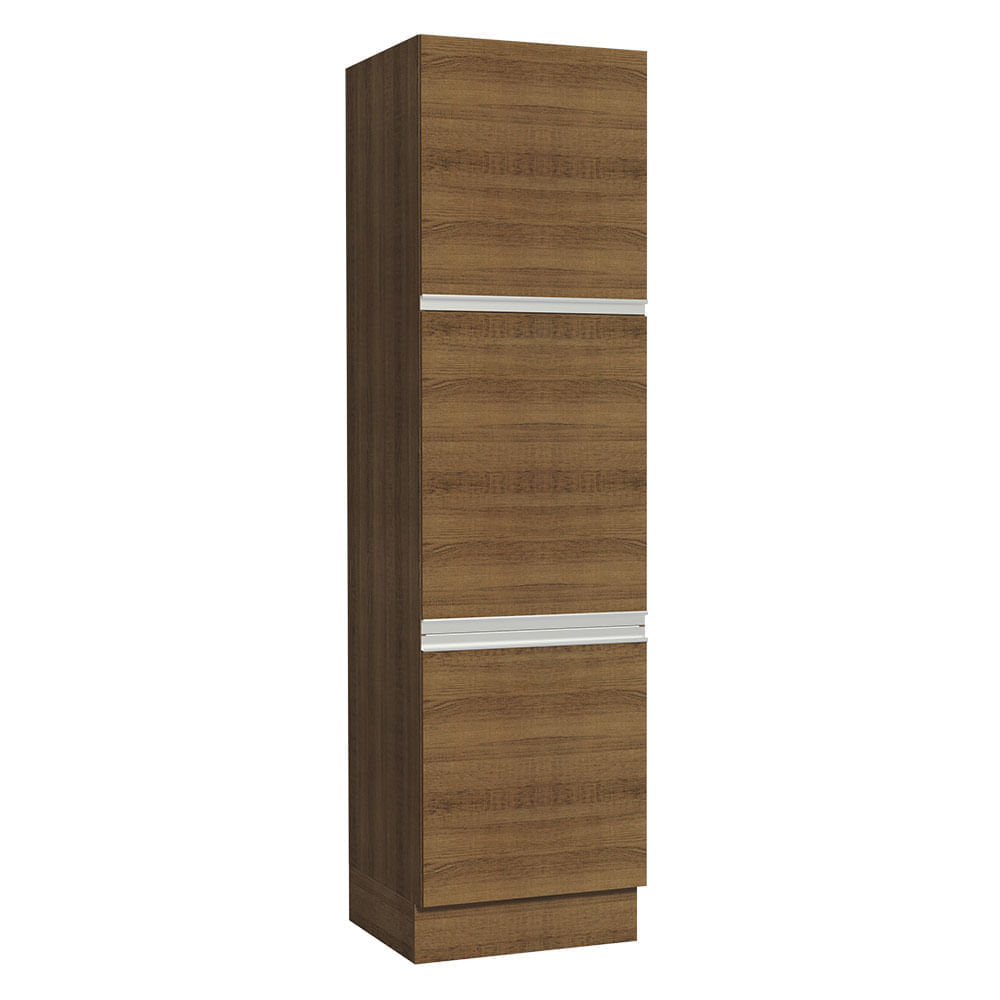 Mueble de Cocina Despensa 3 Puertas Glamy 60 cm Marrón Mueble de Cocina Despensa 3 Puertas Glamy 60 cm Marrón