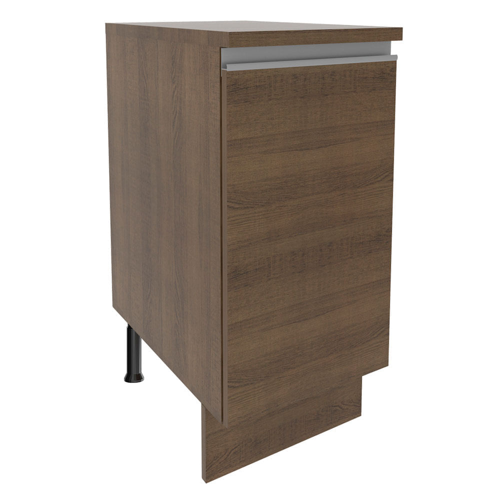 Mueble de Cocina 1 Puerta Glamy 35 cm Marrón
