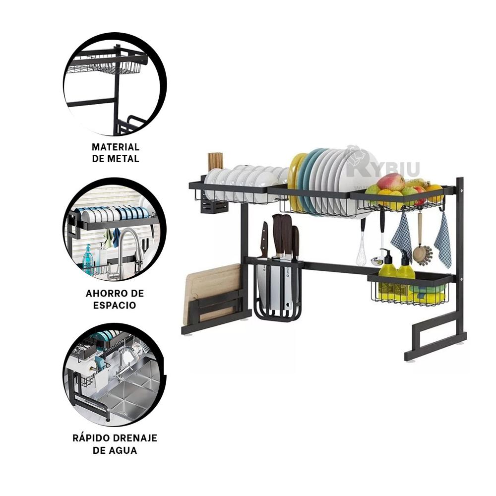 Secador Duro de Cubiertos de 85cm Y+Regalo Ligas para Peinar